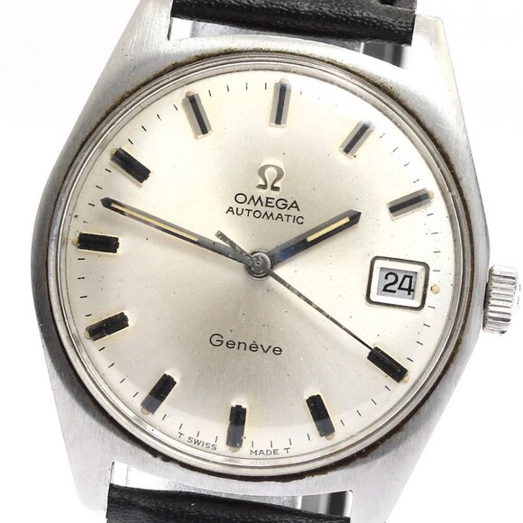 OMEGA Geneve 166.041 Cal.565 Date Silver Dial Automatic Men's Watch - Picture 10 of 12